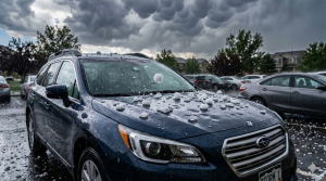 assurance grêle sur une voiture